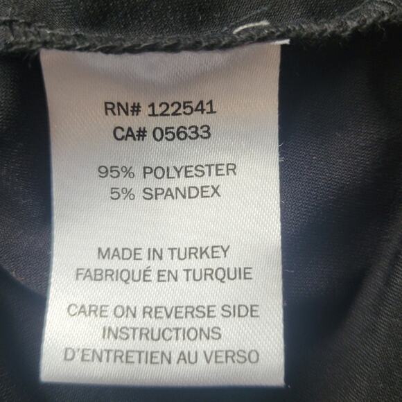 Kozan Long Sleeve Tunic Black Leopard Animal Print Size Small - Picture 6 of 7